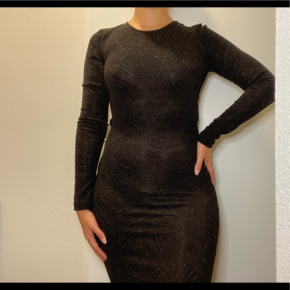 Shimmery Fitted Dress